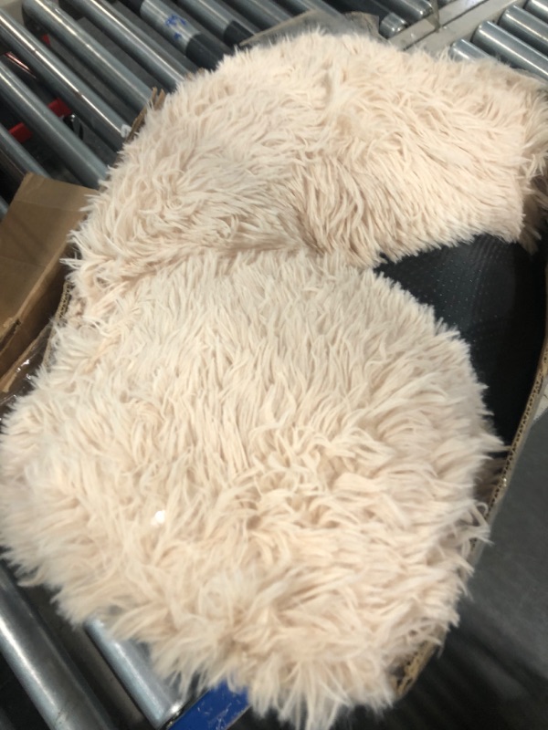 Photo 1 of Active Pets Dog Donut Bed, Large 36' (Beige) Large 36" Beige