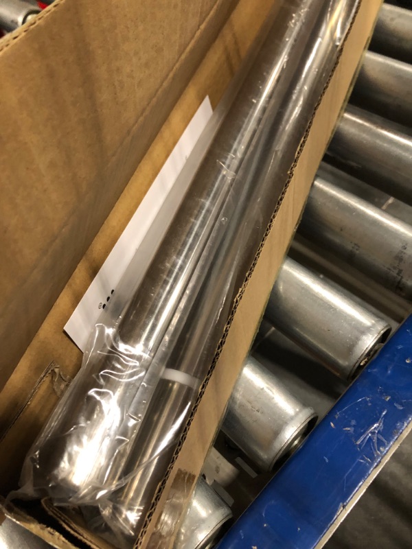 Photo 1 of ALLZONE Extra Long Tension Curtain Rod, 82-121 Inches, Heavy Duty Tension Rods for Windows, Non Slip Adjustable Curtain Rod for Patio, Bedroom, Hold Up Blackout Curtains, Silver Silver 82-121 Inches