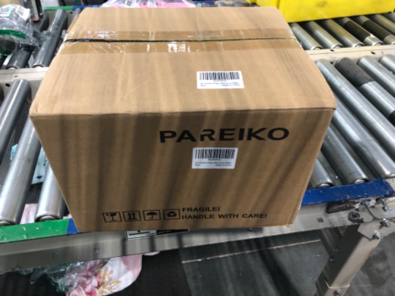 Photo 1 of Pareiko 9-in-1 Record Player Bluetooth 3 Speed Turntable for Vinyl with Built-in Speakers USB Playback CD Cassette FM AM Raido Aux in RCA Out Vintage Multifunctional LP Player Black-T408