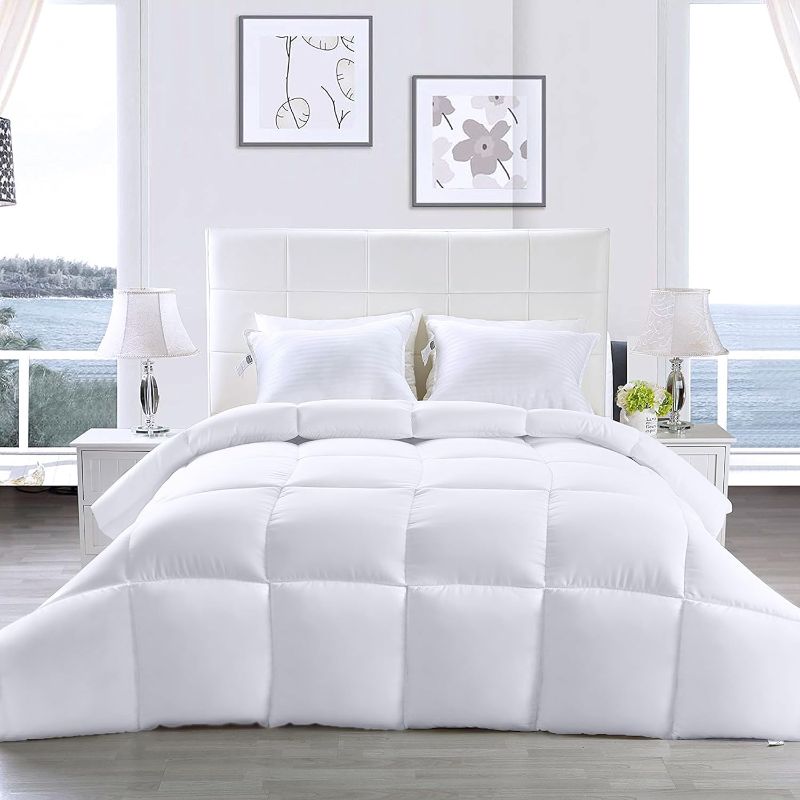 Photo 1 of 
Utopia Bedding Comforter - All Season Comforters Queen Size - Plush Siliconized Fiberfill - White Bed Comforter - Box Stitched