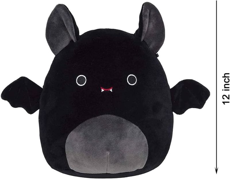 Photo 1 of Clanam 1Pcs Plush Bat Toy 12 inches Stuffed Animals Plush Doll?Soft Cute Best Gift Suitable for All of Age?Birthday Halloween Home Decoration Gift?Black?
