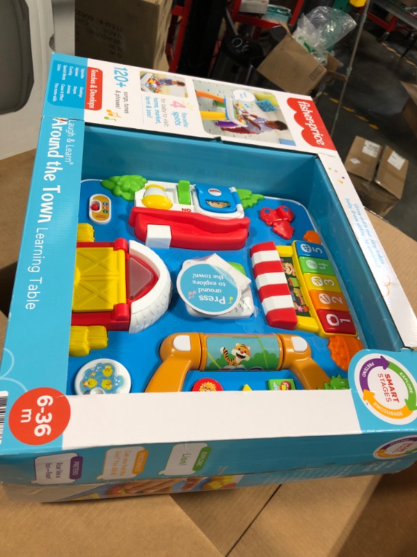 Photo 2 of Fisher-Price Laugh & Learn Around The Town Learning Table Standard Packaging