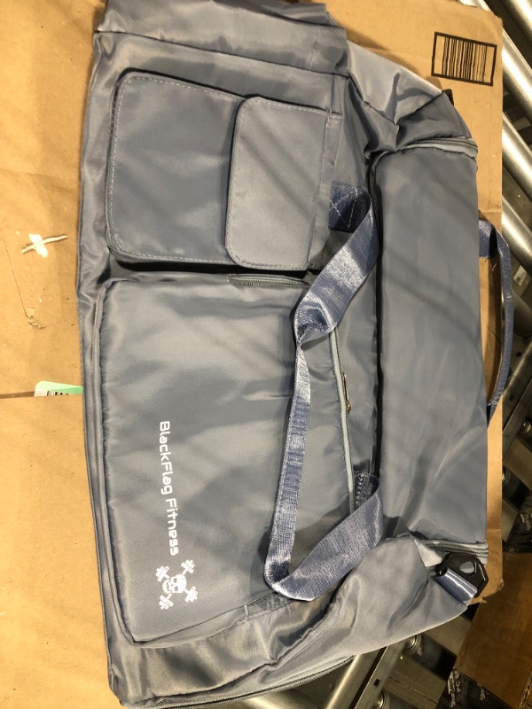 Photo 1 of BlackFlag FItness Gym Sports/Duffle Bag, Multiple Pockets with Waterproof bag and Shoe Compartment (Light Blue)