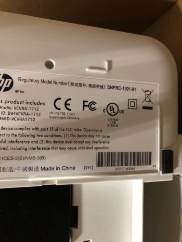 Photo 1 of HP DeskJet Plus 4155 Wireless All-in-One Printer | Mobile Print, Scan & Copy | HP Instant Ink Ready | Auto Document Feeder (3XV13A) (Renewed)
