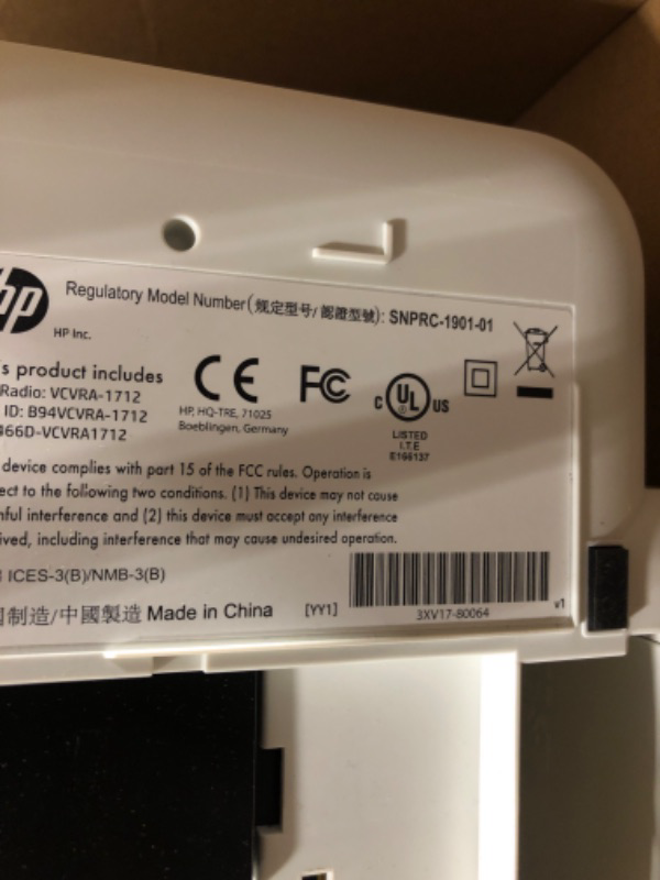 Photo 5 of HP DeskJet Plus 4155 Wireless All-in-One Printer | Mobile Print, Scan & Copy | HP Instant Ink Ready | Auto Document Feeder (3XV13A) (Renewed)