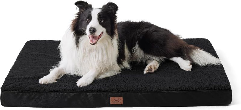 Photo 1 of Bedsure Extra Large Dog Bed - XL Orthopedic Waterproof Dog Beds with Removable Washable Cover for Extra Large Dogs, Egg Crate Foam Pet Bed Mat, Suitable for Dogs Up to 100 lbs