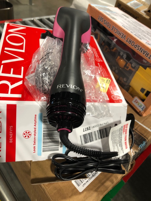 Photo 3 of Revlon One-Step Hair Dryer and Styler | Detangle, Dry, and Smooth Hair, (Black)