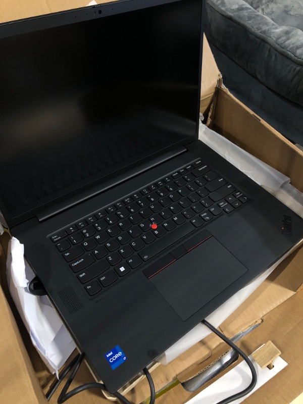 Photo 4 of Lenovo ThinkPad P1 Gen 5 Intel Core i7-12700H, 14C, 16" WUXGA (1920 x 1200), Anti-Glare, 300 nits, 32 GB RAM DDR5, 1TB SSD, NVIDIA RTX A2000, Backlit KYB, Fingerprint Reader, Windows Pro