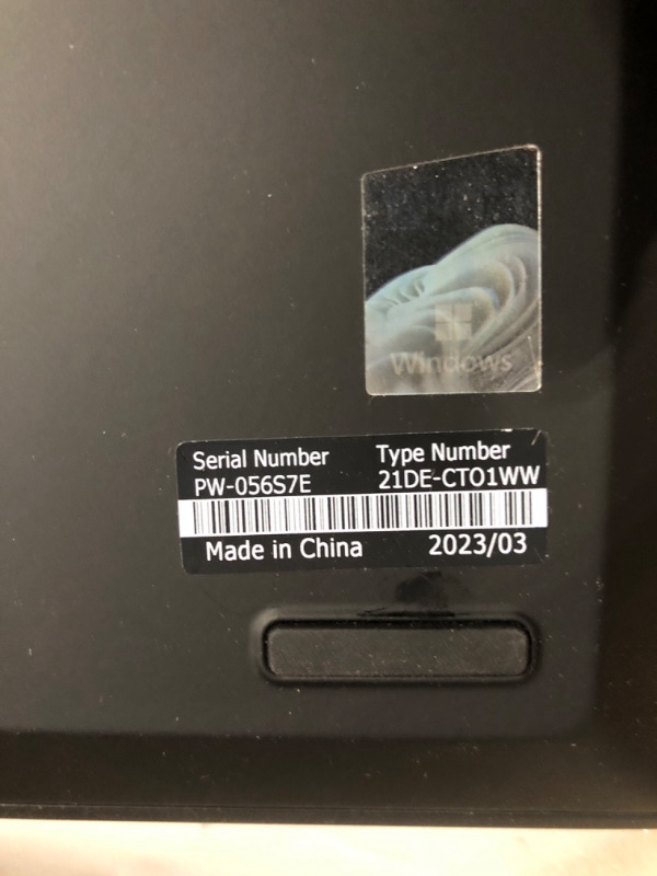 Photo 6 of Lenovo ThinkPad P1 Gen 5 Intel Core i7-12700H, 14C, 16" WUXGA (1920 x 1200), Anti-Glare, 300 nits, 32 GB RAM DDR5, 1TB SSD, NVIDIA RTX A2000, Backlit KYB, Fingerprint Reader, Windows Pro