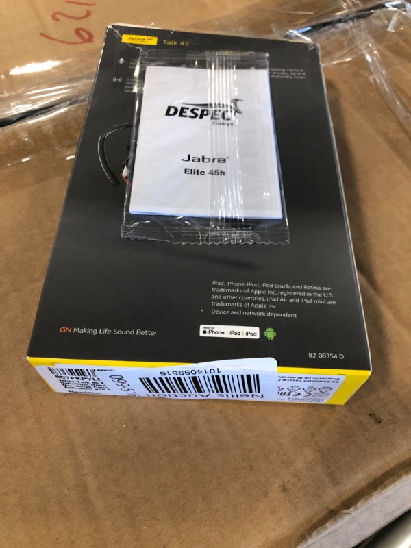 Photo 1 of Jabra Talk 45 Bluetooth Headset for High Definition Hands-Free Calls with Dual Mic Noise Cancellation, 1-Touch Voice Activation and Streaming Multimedia