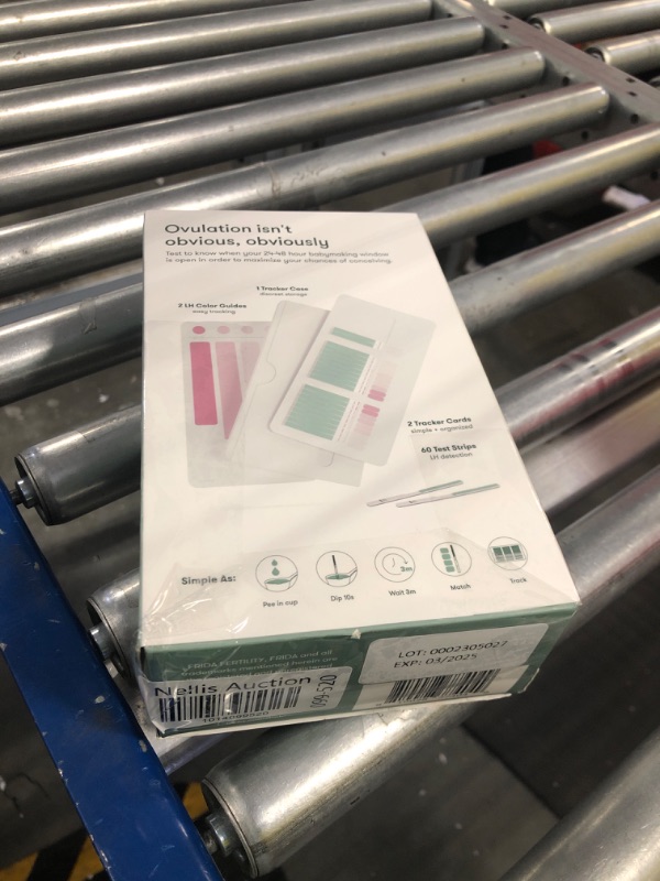 Photo 1 of Frida Fertility Ovulation Prediction Test - Over 99% Accurate, Find Your 48 Hour Baby Making Window No App Required - 60 Strips + 5 Piece Tracking System