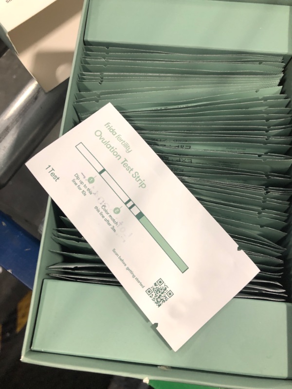 Photo 1 of Frida Fertility Ovulation Prediction Test - Over 99% Accurate, Find Your 48 Hour Baby Making Window No App Required - 60 Strips + 5 Piece Tracking System