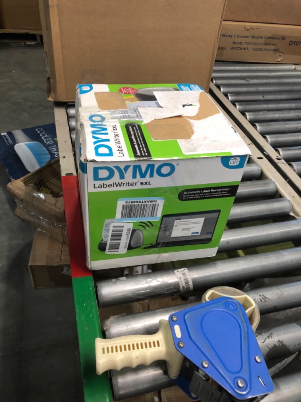 Photo 1 of DYMO LabelWriter 550 Turbo Direct Thermal Label Maker - USB and LAN Connectivity - Print up to 90 Labels Per Minute, 300 dpi, Auto Label Recognition, Monochrome Printer - BROAGE Printer_Cable
