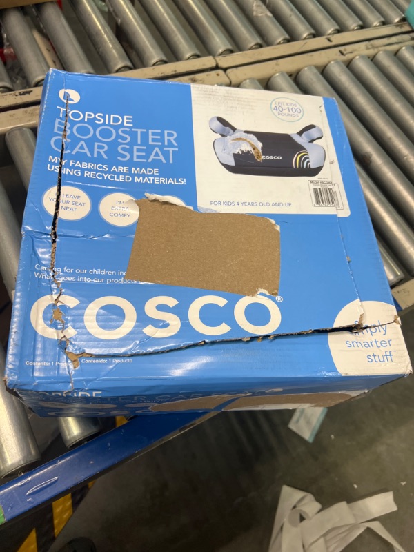 Photo 2 of Cosco Topside Backless Booster Car Seat, Lightweight 40-100 lbs, Rainbow