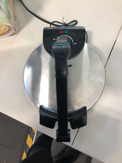 Photo 2 of 10inch Roti Maker by StarBlue - The automatic Stainless Steel Non-Stick Electric machine to make Indian style Chapati, Tortilla, Roti AC 110V 50/60Hz 1200W