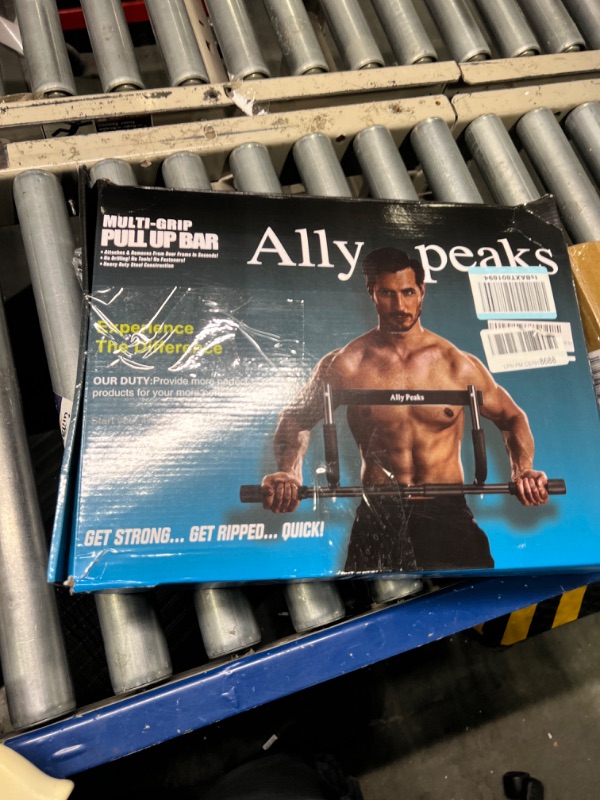 Photo 2 of Ally Peaks Pull Up Bar for Doorway | Thickened Steel Max Limit 440 lbs Upper Body Fitness Workout Bar| Multi-Grip Strength for Doorway | Indoor Chin-Up Bar Fitness Trainer for Home Gym Portable silver1