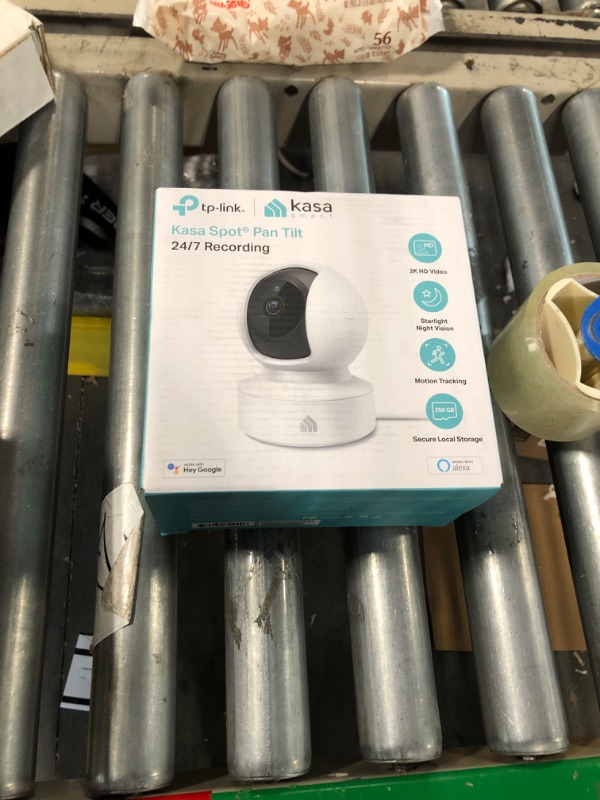 Photo 2 of Kasa Smart 2K Security Camera for Baby Monitor Pan Tilt, 4MP HD Indoor Camera with Motion Detection, Two-Way Audio, Night Vision, Cloud & SD Card Storage, Works with Alexa & Google Home (KC410S) Pan/Tilt Camera New 2K