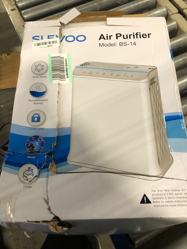 Photo 2 of Air Purifiers for Home Large Room Up to 1505 Sq Ft, Bedroom 22dB 2023 New Upgrade Unique Non-fog Humidification Aromatherapy, H13 True HEPA Air Purifiers with Air Quality Sensors, Timer, Effectively Clean 99.97% of Smoke, Dust, Pollen, Pet Dander, Odors 1