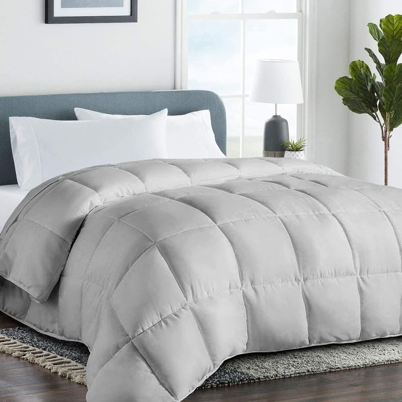 Photo 1 of 
COHOME 2100 Series Queen Size Winter Down Alternative Comforter Quilted Duvet Insert with Corner Tabs - All Season Reversible Warm Luxury Hotel Comforter -...
