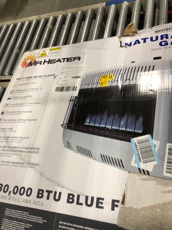 Photo 2 of Mr. Heater 30,000 BTU Vent Free Blue Flame Natural Gas Heater MHVFB30NGT