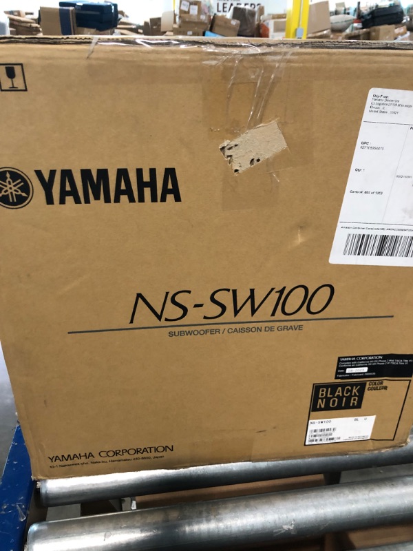 Photo 3 of Yamaha Audio 10" 100W Powered Subwoofer - Black (NS-SW100BL) Single