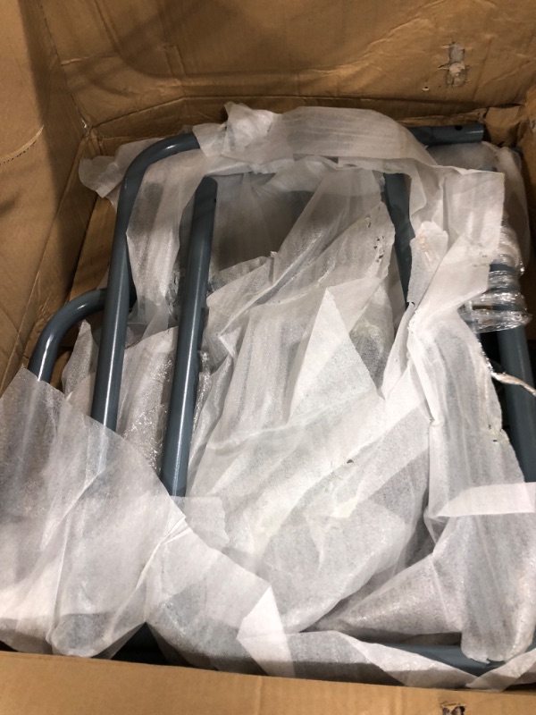 Photo 1 of LEADALLWAY Firewood Log Cart Carrier, Wood Rack Storage Mover for Outdoor or Indoor Solid Wheel GRAY GREEN