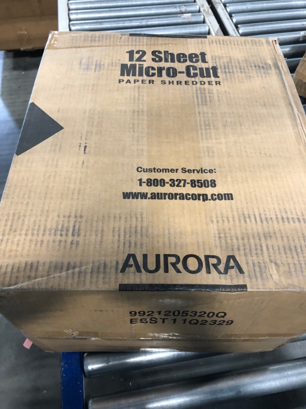 Photo 2 of Aurora AU1210MA Professional Grade High Security 12-Sheet Micro-Cut Paper/ CD and Credit Card/ 60 Minutes Continuous Run Time Shredder