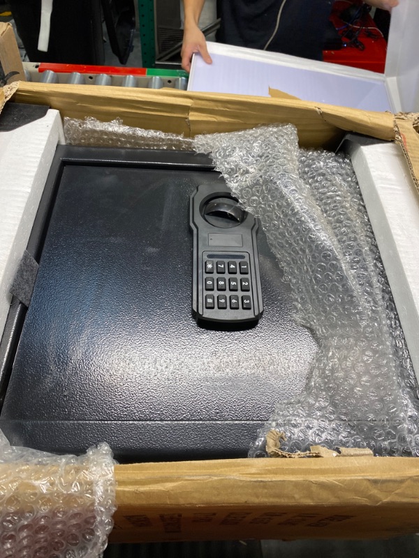 Photo 1 of [2023 NEW] 2.0 Cubic Safe Box Fireproof Waterproof, Large Home Safe with Fireproof A4 Document Bag, Keypad Led Indicator, Silent & Alarm, Combination Lock Box for Money Firearm Medicine Document