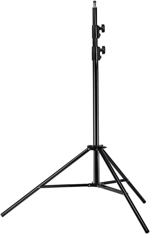 Photo 1 of NEEWER Pro 9feet/260cm Spring Loaded Heavy Duty Photo Studio Light Stand with 1/4" Screw & 5/8 Stud for Video, Portrait and Photography Lighting
