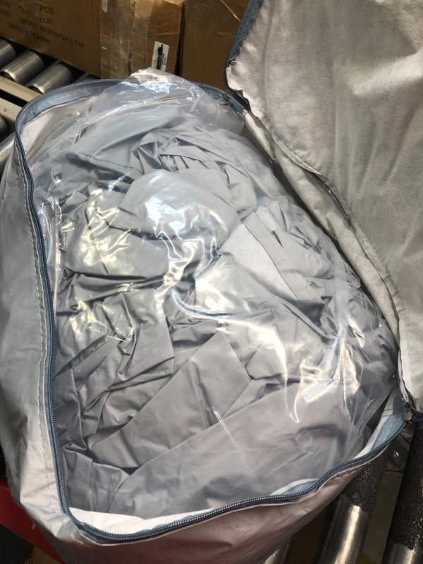Photo 1 of iCarCover 30-Layer Premium Car Cover Waterproof All-Weather Rain Snow UV Sun Hail Protector for Automobiles, Automotive Accessories Full Exterior Indoor Outdoor Cover, Fit for Sedan (182-191 inch) C5. Medium Size Cars Length 182" - 191" Cars
