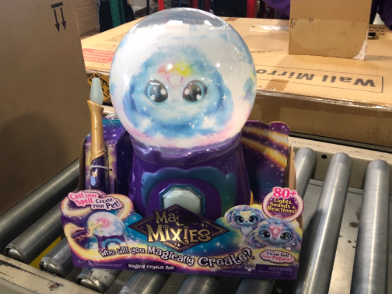 Photo 1 of Magic Mixies Magical Misting Crystal Ball with Interactive 8 inch Blue Plush Toy and 80+ Sounds and Reactions
