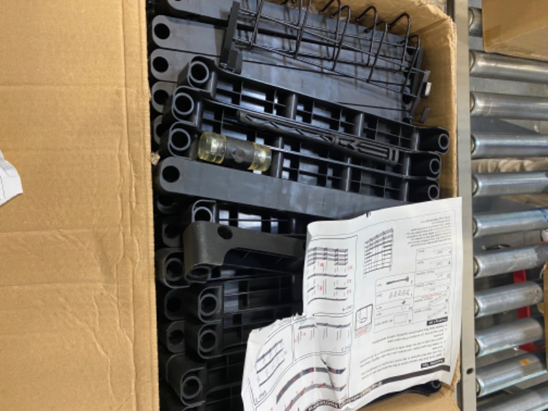 Photo 1 of Tribesigns Large Shoe Rack Organizer Closet for Entryway Bedroom Hallway, 9 Tier 72 Pair Heavy Duty Shoes Shelf Storage with Side Metal Hook, Black Black 9-Tier New