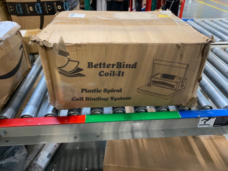 Photo 2 of CFS Products - BetterBind Coil-It - Coil-Binding Machine with Electric Coil Inserter - Manual Binding Punch - Up to 20 Pages - 4:1 Pitch - for Personal, Home, School or Business Binding