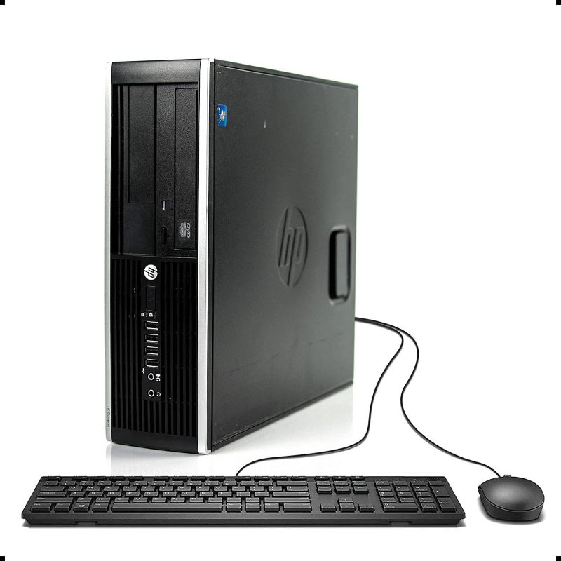 Photo 1 of HP Elite 8300 SFF Small Form Factor Business Desktop Computer, Intel Quad-Core i7-3770 up to 3.9Ghz CPU, 8GB RAM, 256GB SSD, DVD, USB 3.0, Windows 10 Professional (Renewed)
