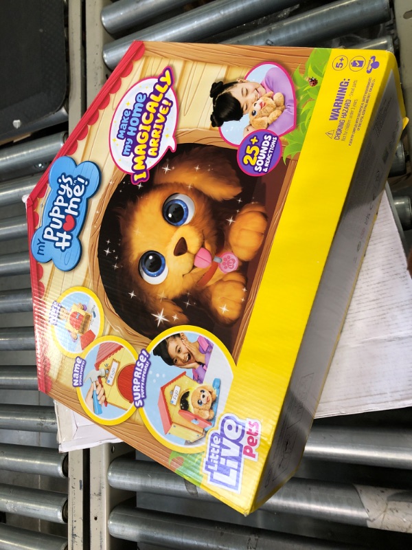 Photo 1 of Little Live Pets - My Puppy's Home Interactive Plush Toy Puppy & Kennel. 25+ Sounds & Reactions. Make the Kennel, Name your Puppy and SURPRISE! Puppy appears! Easy Build DIY Kennel. Batteries Included