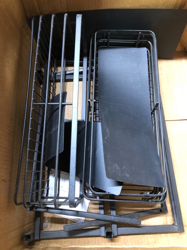 Photo 1 of Under Sink Organizers and Storage, 2-Tier Bathroom Kitchen Cabinet Organizers and Storage, Pull Out Under Sink Storage for Bathroom Kitchen, Kitchen Shelf Organizer Under Counter Storage Organizer
item slighly differs from photo**