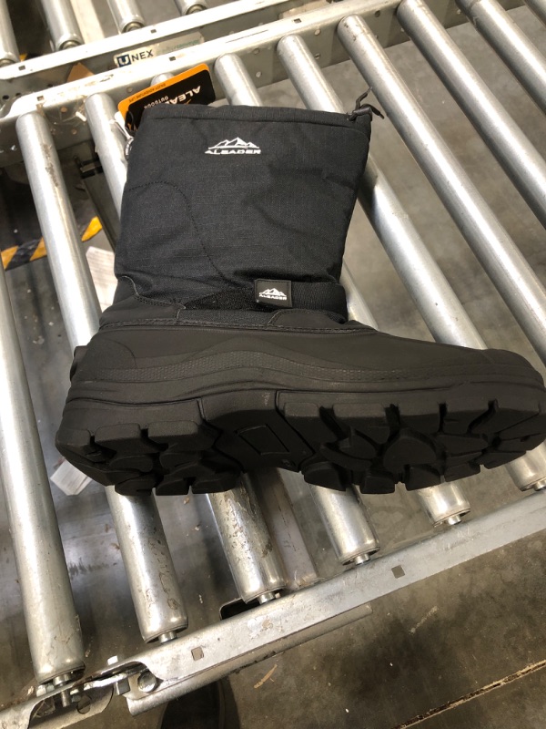 Photo 2 of ALEADER Men's Insulated Waterproof Outdoor Warm Snow Boots 13 Black/Buckle