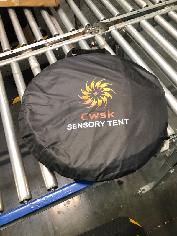 Photo 1 of Cwsk Sensory Tent Calming Hideout for Kids with CPC Certification,Portable Pop-Up Light-Out Blackout Sensory Tent Sensory Nest, Autism, Autism, ADHD Travel Bag Home Sensory Tent?Large?