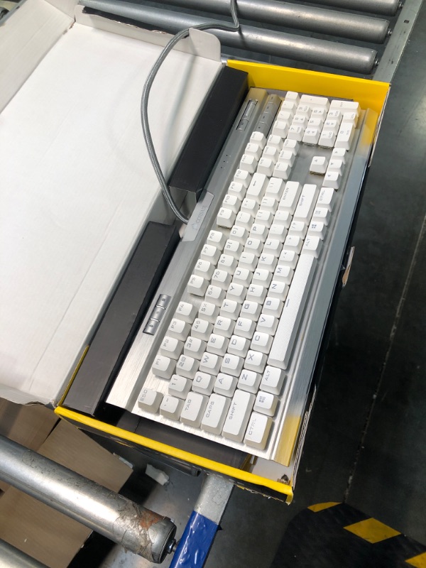 Photo 1 of Corsair K70 RGB MK.2 SE Mechanical Gaming Keyboard (White, Cherry MX Speed Switches)