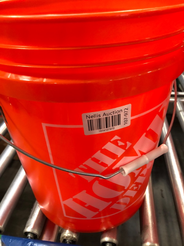 Photo 2 of 5 Gallon Orange Plastic Bucket Only - Durable 90 Mil All Purpose Pail - Food Grade Buckets NO LIDS Included - Contains No BPA Plastic - Recyclable - 1 Pack Buckets ONLY Orange 1