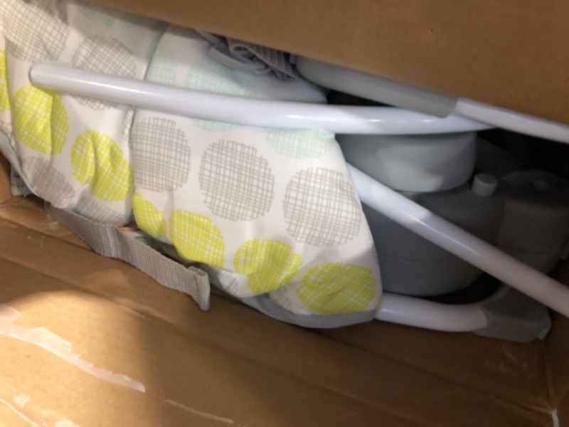 Photo 1 of Ingenuity InLighten Baby Bouncer Seat with Light Up Bar and Bunny Tummy Time Pillow Mat - Twinkle Tails, Newborn and up