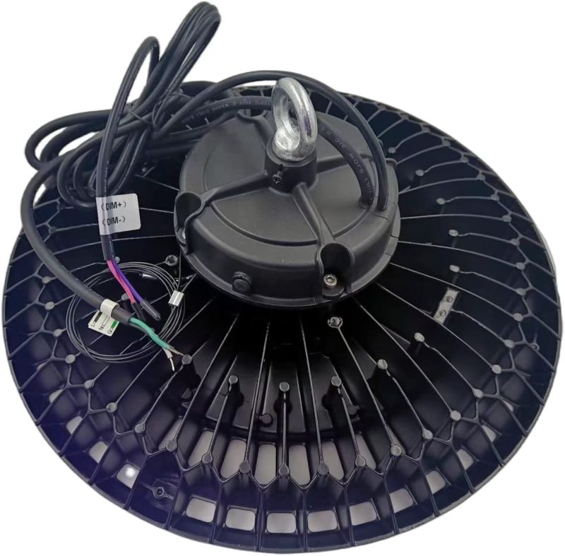 Photo 1 of 300W UFO LED High Bay Light 6500K 0-10V Dimmable ETL Listed LED Warehouse Light, 300 watt UFO LED Light Fixtures
