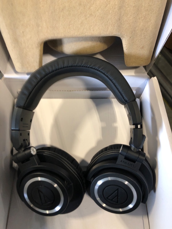 Photo 4 of Audio-Technica ATH-M50xBT2 Wireless Over-Ear Headphones Black Wireless Headphone