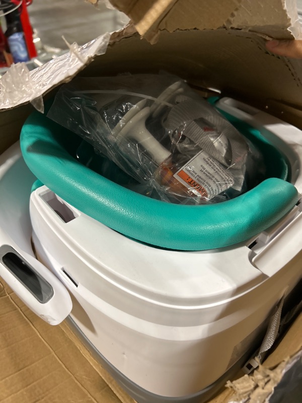 Photo 3 of Baby Einstein Dine & Discover Multi-Use Booster Feeding & Floor Activity Seat with Self-Storing Tray Sea of Support