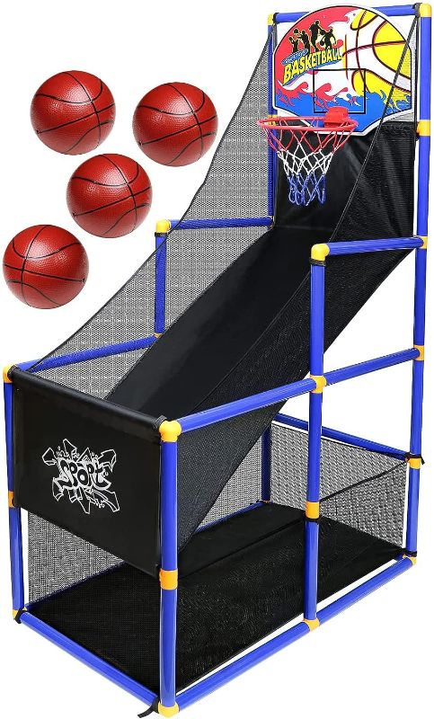 Photo 1 of Kiddie Play Toy Basketball Hoop Arcade Game Indoor Sports Toys for Kids