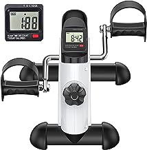 Photo 1 of  Mini Exercise Bike, Under Desk Bike Pedal Exerciser Portable Foot Cycle Arm & Leg Peddler Machine with LCD Screen Displays
