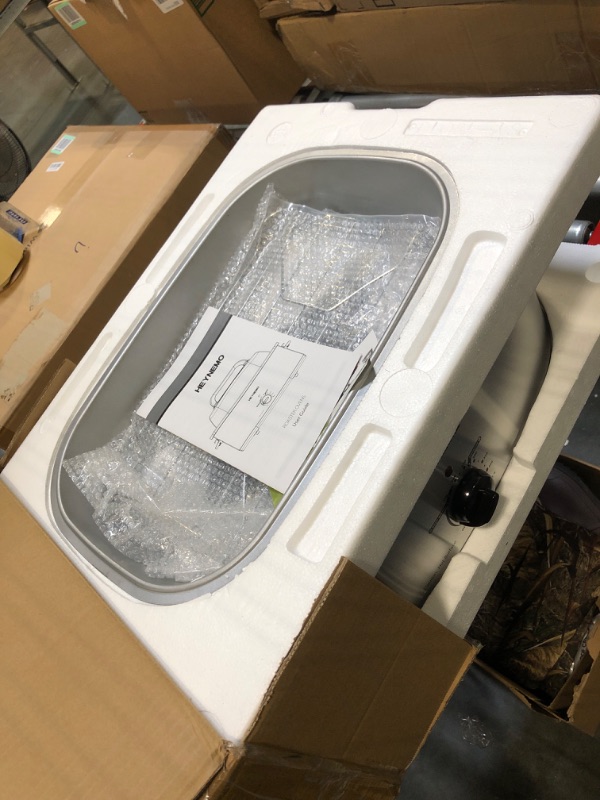 Photo 1 of 24 Quart Electric Roaster Oven, Turkey Roaster with Viewing Lid, Large Stainless Steel Roaster Oven Silver