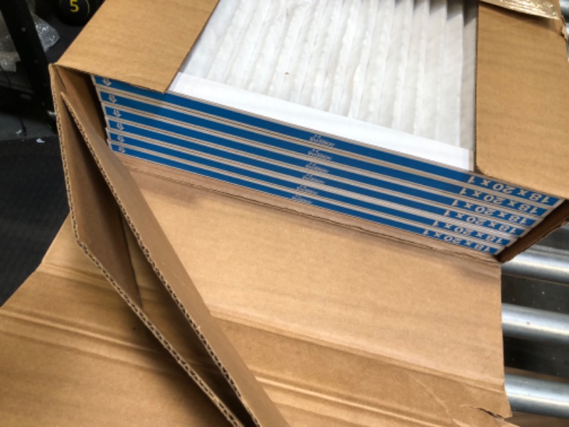 Photo 2 of Aerostar 18x20x1 MERV 13 Pleated Air Filter, AC Furnace Air Filter, 4 Pack (Actual Size: 17 1/2" x 19 1/2" x 3/4")
Visit the Aerostar Store