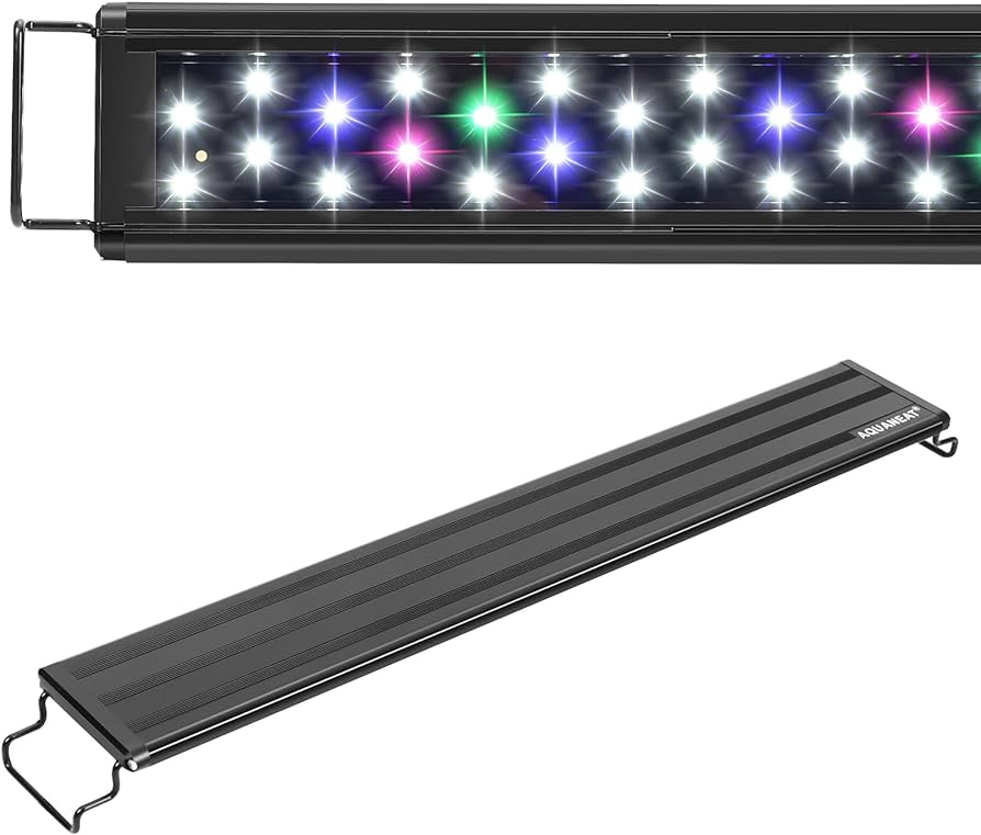 Photo 1 of AQUANEAT LED Aquarium Light Full Spectrum for 48 Inch to 54 Inch Fish Tank Light Fresh Water Light Multi-Color