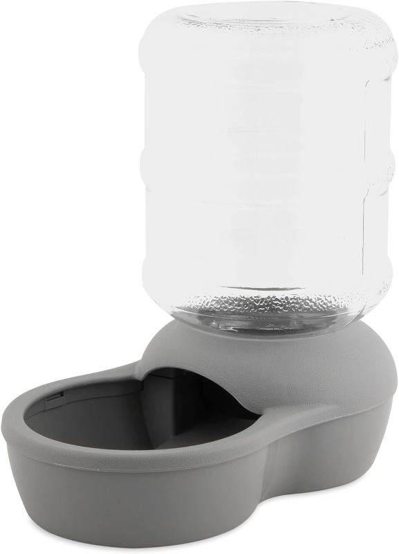 Photo 1 of Aspen Pet Lebistro Cat and Dog Water Dispenser, Made in USA Large Dark Gray